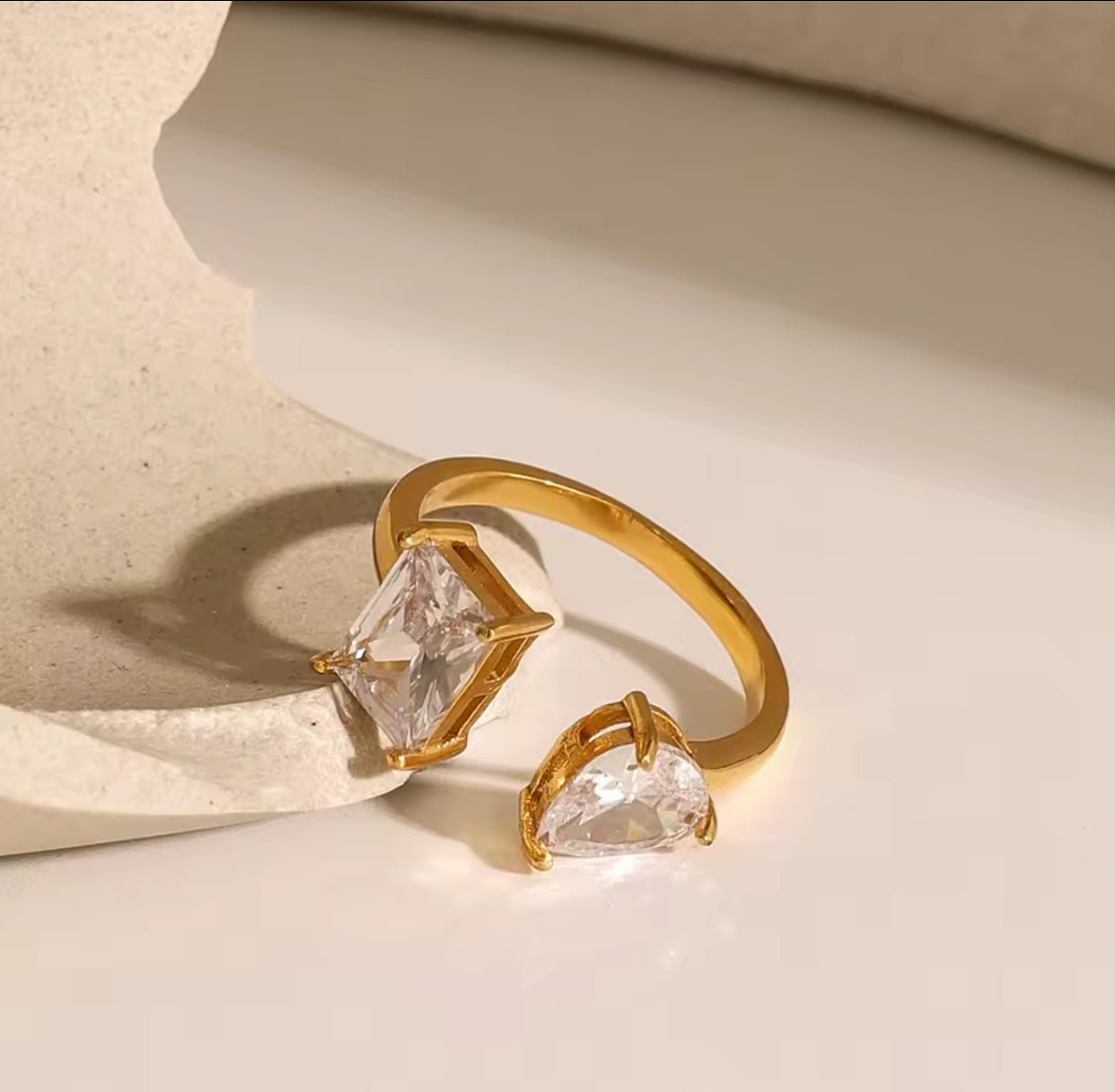 Anillo Estela Mixta - 316L - KIKABOX