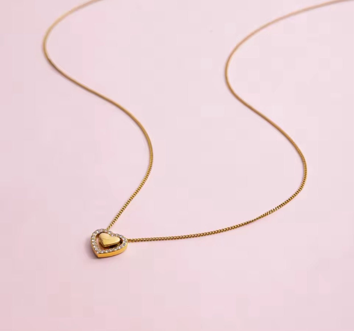 Collar Heart Aura – Acero Inoxidable 316L - KIKABOX