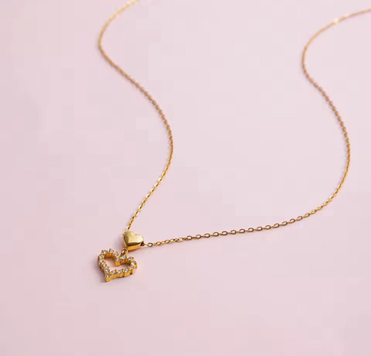 Collar Open Heart Glow – Acero Inoxidable 316L - KIKABOX