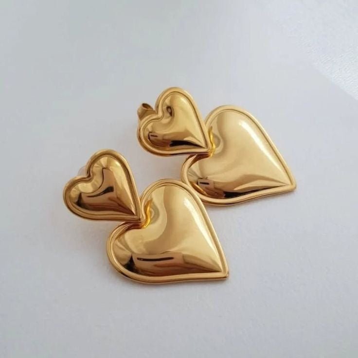 Pendientes Infinity Heart Bold – 316L - KIKABOX