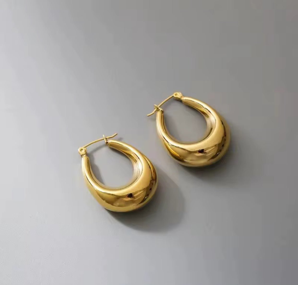 Aros Luna Bold – Acero Quirúrgico 316L - KIKABOX