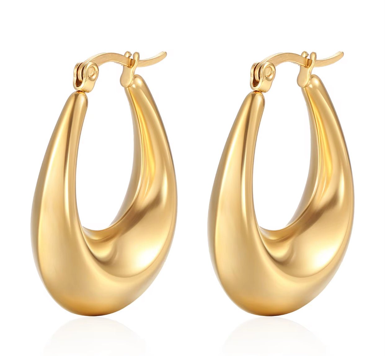 Aros Luna Bold – Acero Quirúrgico 316L - KIKABOX