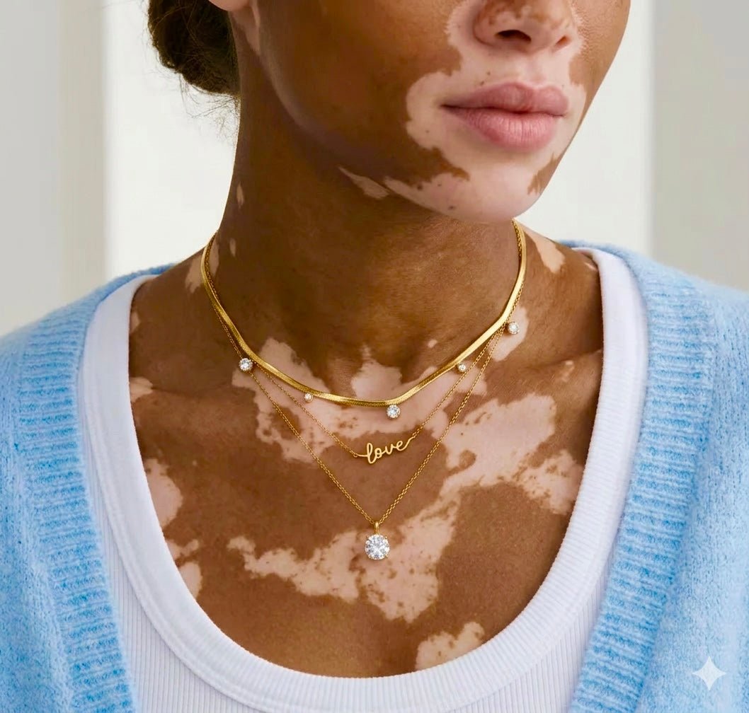 Collar "Solitario Crystal" – Elegancia Minimalista en Acero Quirúrgico 316L - KIKABOX