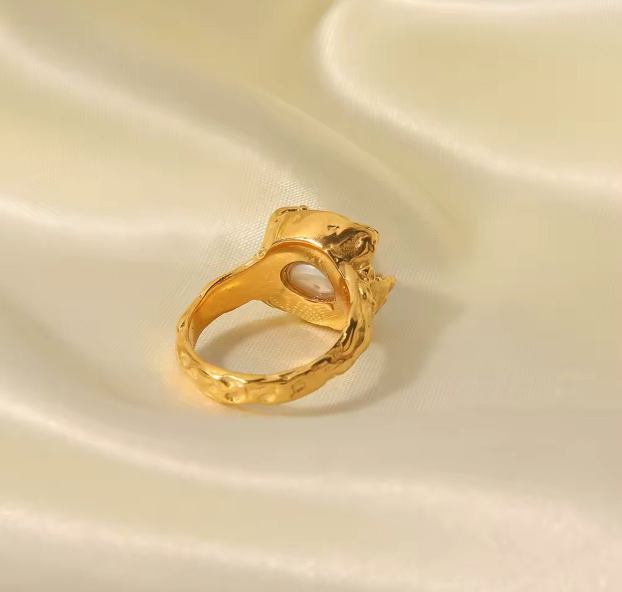 Anillo de Perla - 316L - KIKABOX