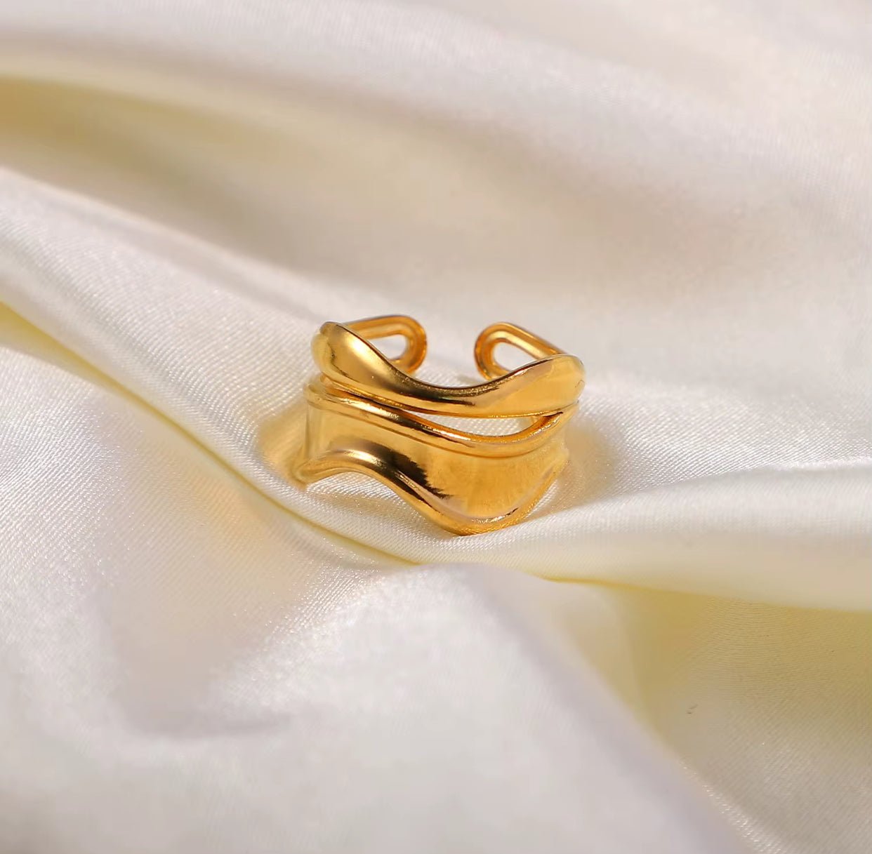 Anillo Aura Esculpida - 316L - KIKABOX
