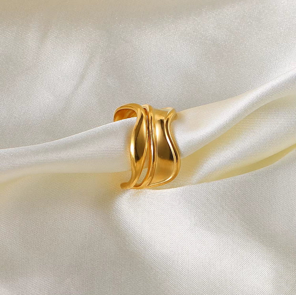 Anillo Aura Esculpida - 316L - KIKABOX