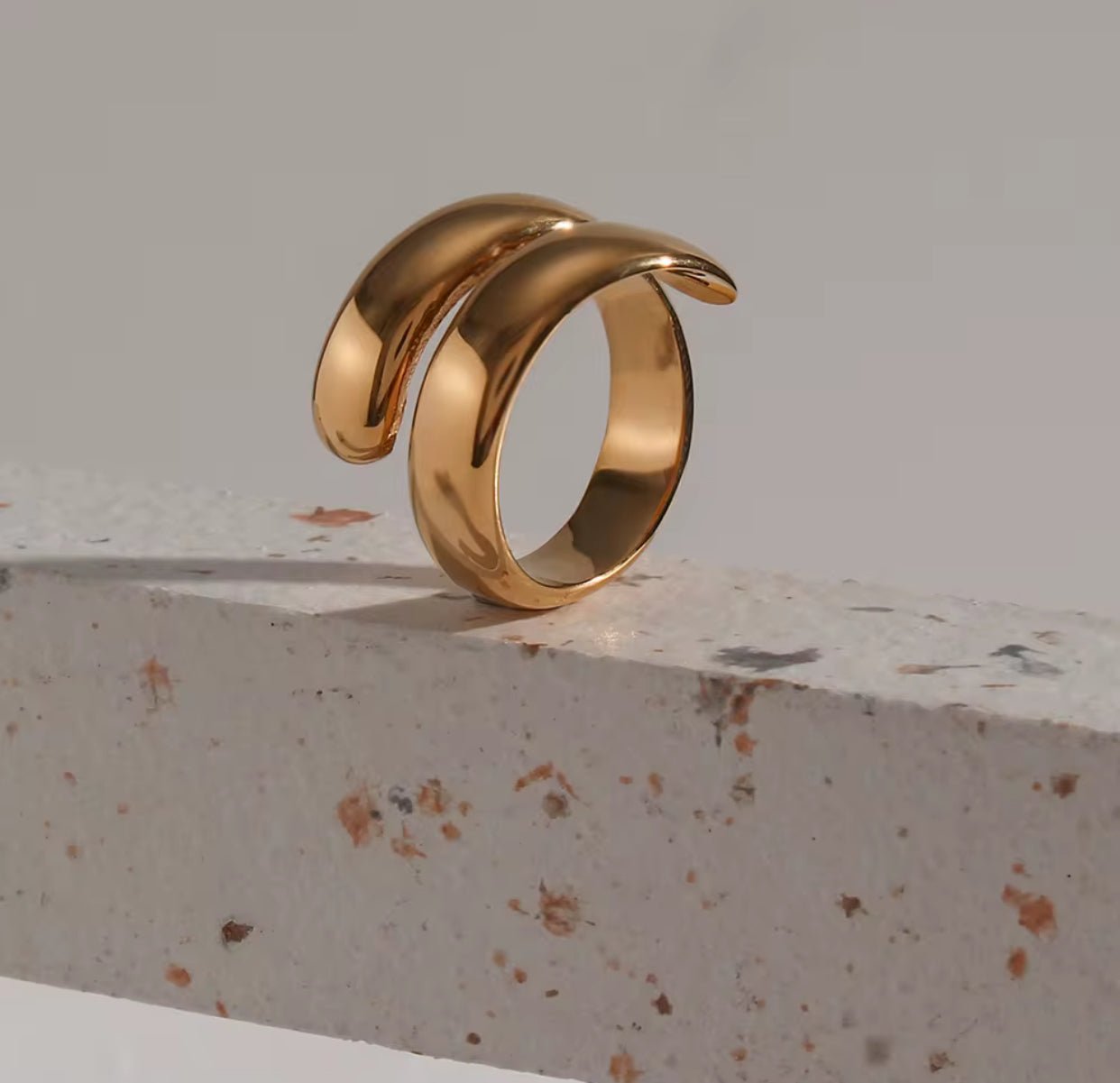 Anillo Dúo Bold 316L - KIKABOX