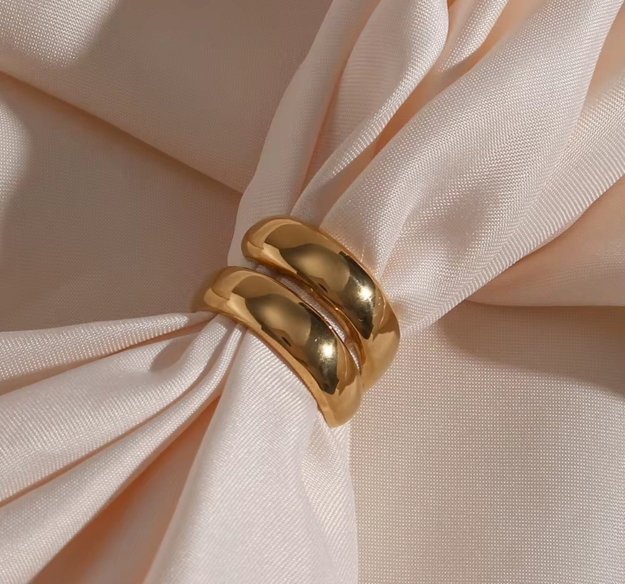 Anillo Dúo Bold 316L - KIKABOX
